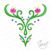 Anna Frozen Dress Embroidery Design Anna Frozen Dress Embroidery Design