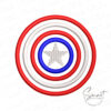 Captain America Shield Applique Design