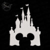 Mickey Disneyland Castle Machine Embroidery File