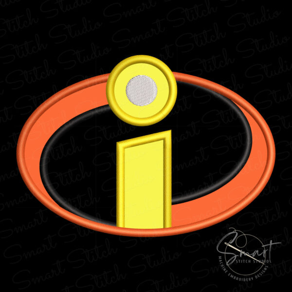 Incredibles Applique Embroidery Design