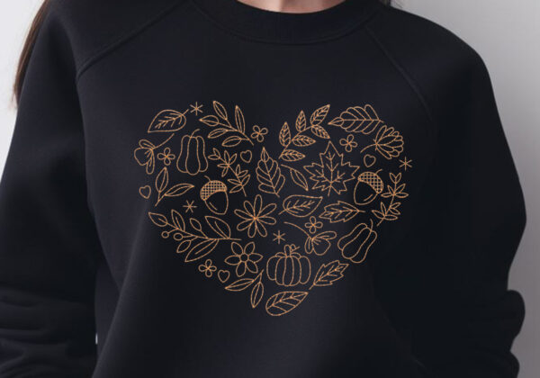 Autumn Embroidery Design
