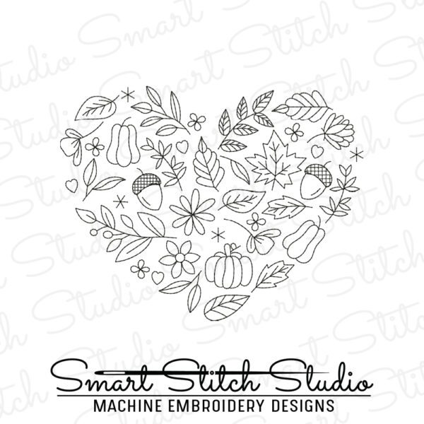 Fall Embroidery Design