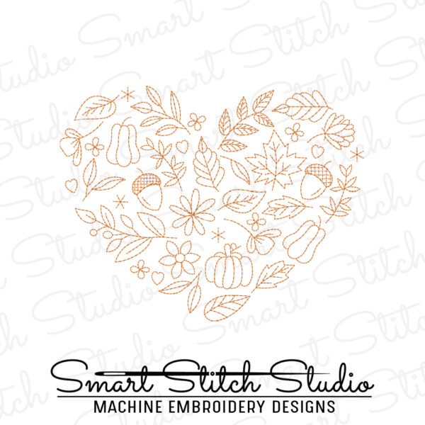 Fall Embroidery Design