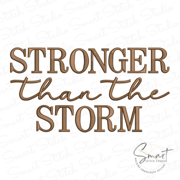 Stronger Embroidery Design Stronger Embroidery Design