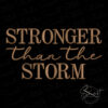 Stronger Than Storm Embroidery Design Stronger Than Storm Embroidery Design