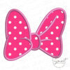Minnie Bow Applique Design