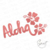 Aloha Embroidery Design Aloha Embroidery Design