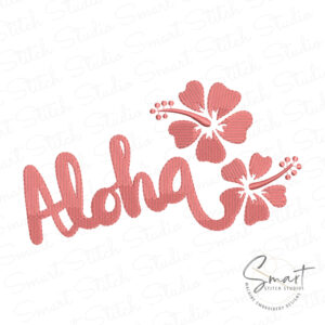 Aloha Embroidery Design