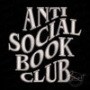Anti Social Book Club Embroidery Design