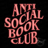 Antisocial Bookish Club Embroidery File