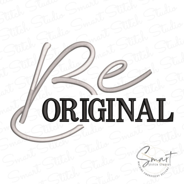 Be Original Machine Embroidery