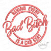 Bitch Car Seat Embroidery File