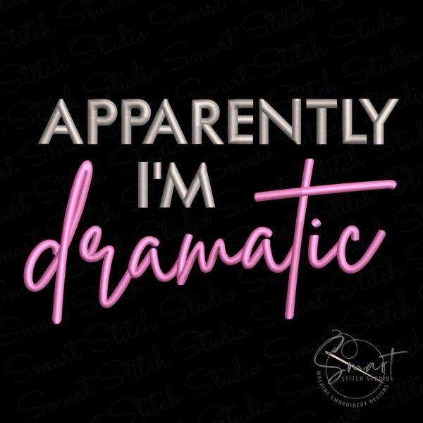 Dramatic Machine Embroidery File