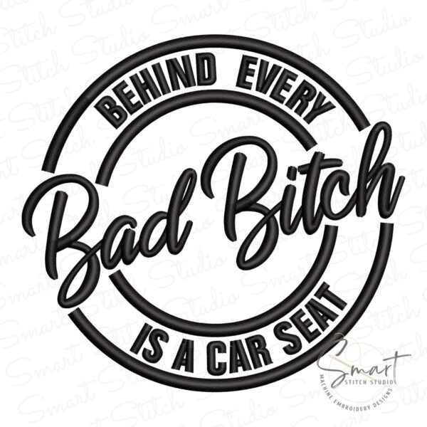 Funny Bitch Machine Embroidery Design