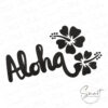 Hawaiian Aloha Machine Embroidery Hawaiian Aloha Machine Embroidery