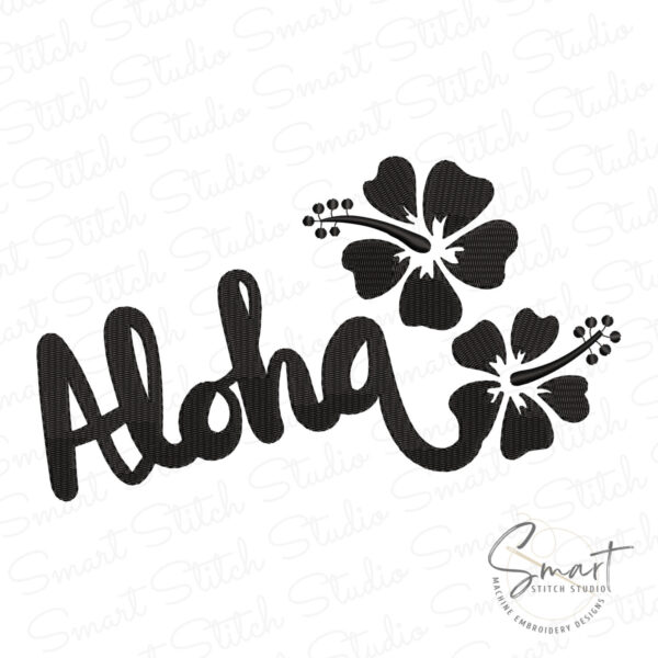 Hawaiian Aloha Machine Embroidery Hawaiian Aloha Machine Embroidery