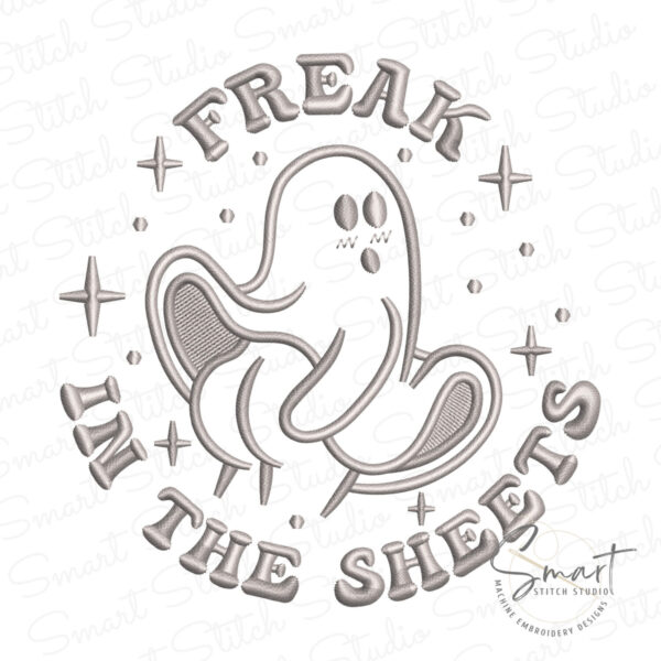 Humorous Ghost Embroidery Download