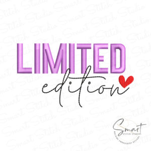 Limited Edition Embroidery Design