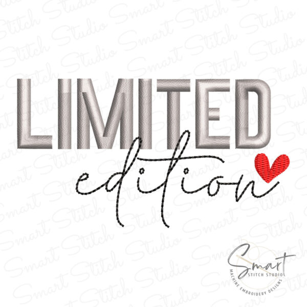 Limited Edition Machine Embroidery File Limited Edition Machine Embroidery File