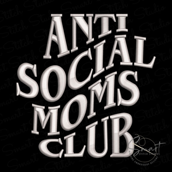 Moms Club Machine Embroidery File