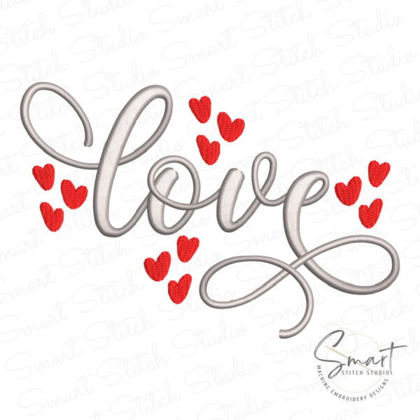 Love Embroidery Design