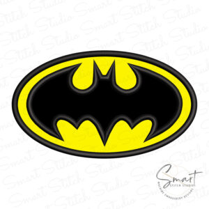Batman Logo Applique Design