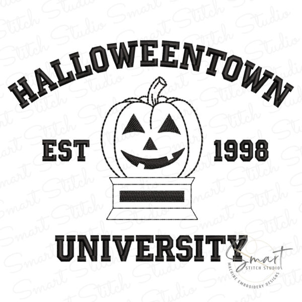 Halloweentown University Embroidery Design