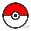 Pokeball Applique Design