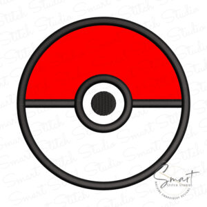 Pokeball Applique Design