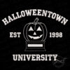 halloween-town-university-embroidery-design Halloween Town University Embroidery Design featuring varsity block text and pumpkin trophy icon
