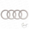 Audi Rings Embroidery Design