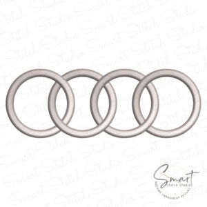 Audi Rings Embroidery Design Audi Rings Embroidery Design