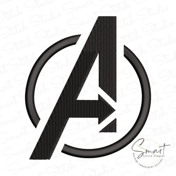 Avengers Logo Embroidery Design Avengers Logo Embroidery Design