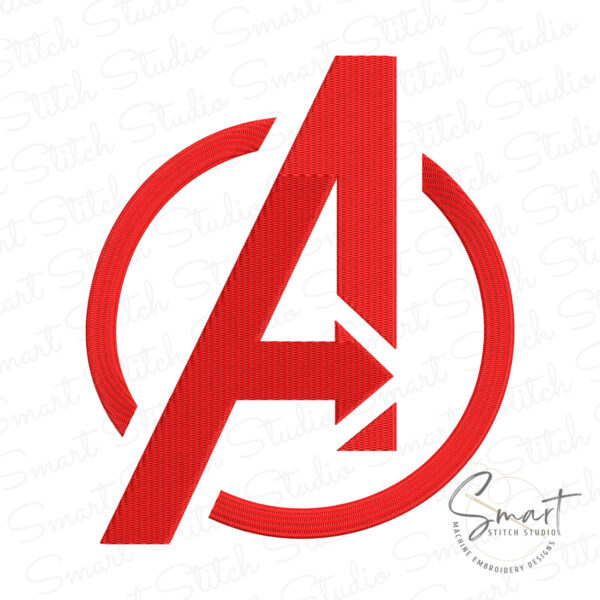 Avengers Machine Embroidery File Avengers Logo Embroidery Design