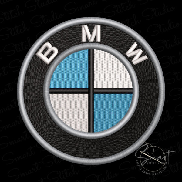 BMW Logo Machine Embroidery File