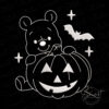 Halloween Winnie Pooh Embroidery File Halloween Winnie Pooh Embroidery File
