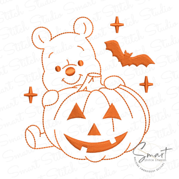 Halloween Winnie The Pooh Embroidery Design Halloween Winnie The Pooh Embroidery Design