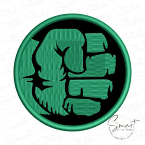 Hulk Logo Applique Design