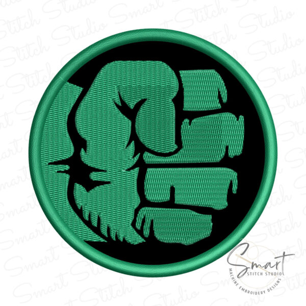 Hulk Logo Applique Design