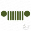 Jeep Front Grill Embroidery Design