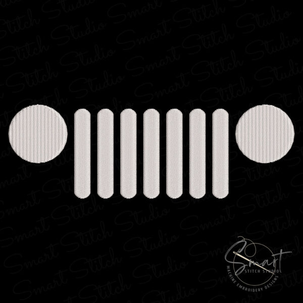 Jeep Gladiator Grill Embroidery File