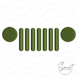 Jeep Grill Embroidery Design