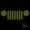 Jeep Grill Logo Embroidery