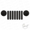 Jeep Grill Machine Embroidery Design