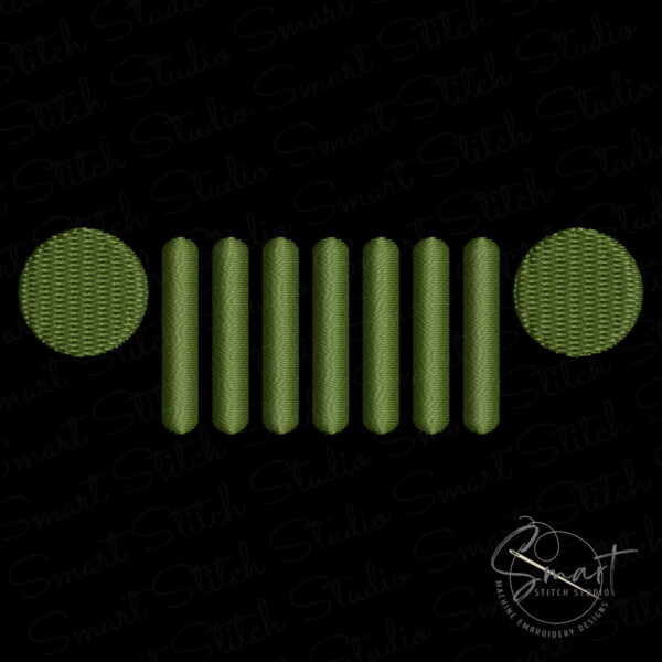 Jeep Grilles Embroidery File