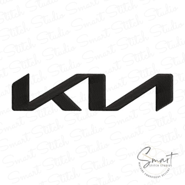 Kia Logo Embroidery Design