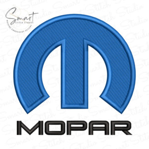 Mopar Logo Embroidery Design