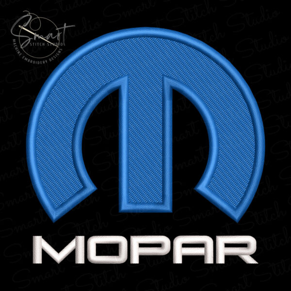 Mopar M Embroidery File