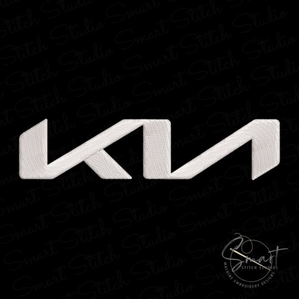 New Kia Symbol Embroidery Design