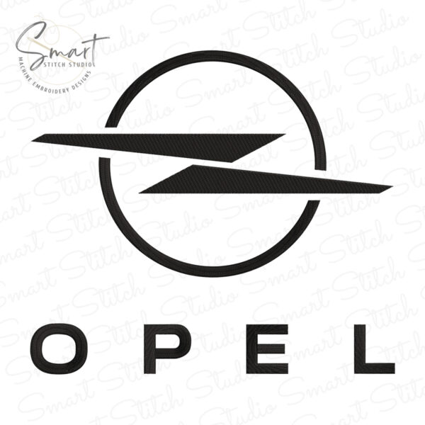 Opel Car Logo Embroidery File